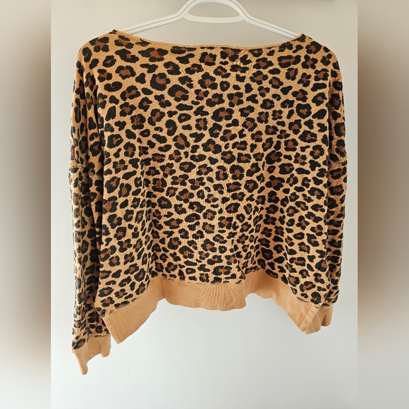 Poppy & Peonies Leopard Print Sweatshirt - Picture 5 of 5